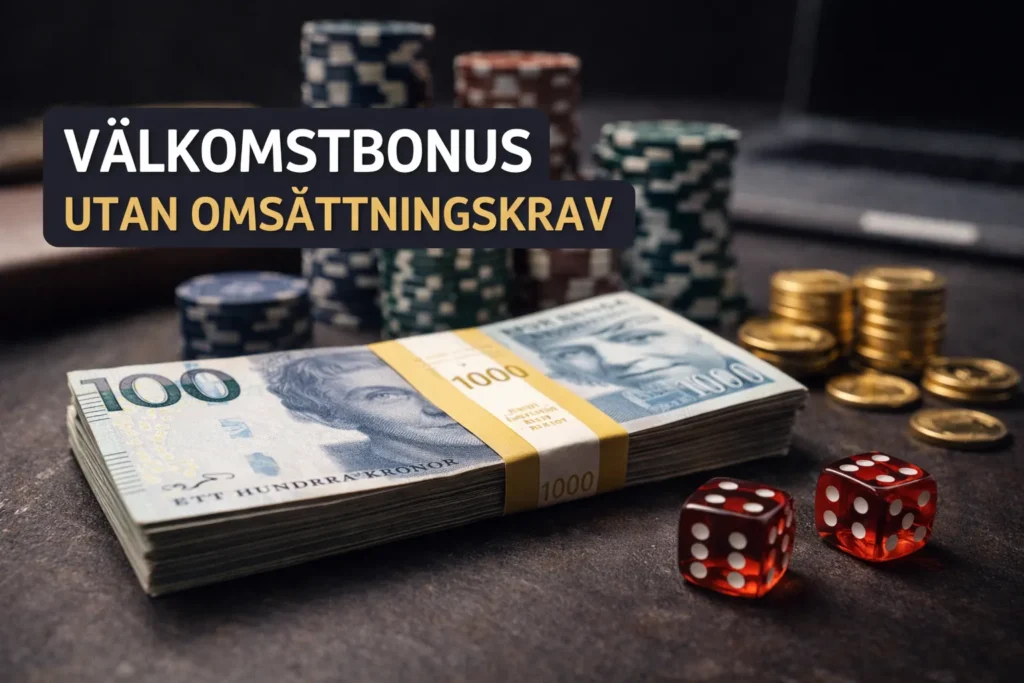 Välkomstbonus utan omsättningskrav