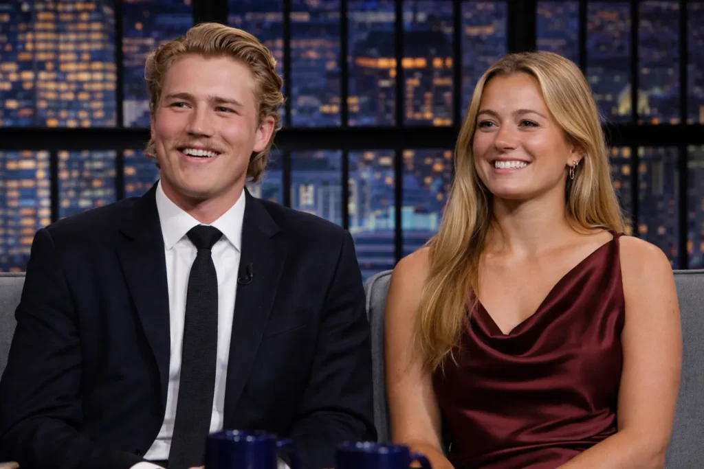 Gus Schumacher och Olivia Carrier