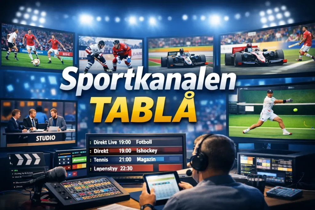 Sportkanalen tablå