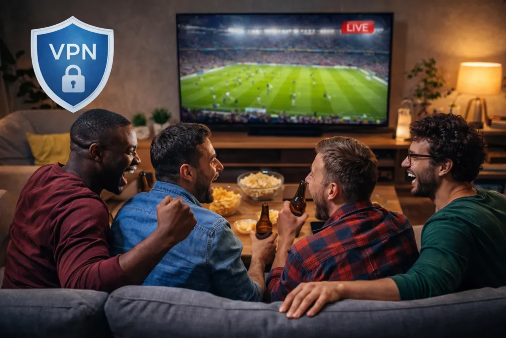 Streama fotboll gratis med VPN