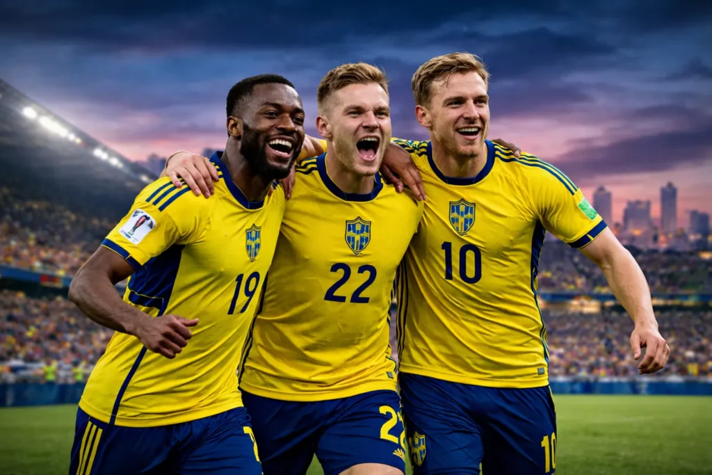 Sveriges gruppspelsmatcher i fotbolls-VM 2026