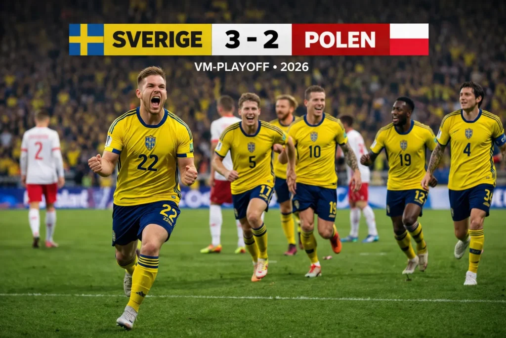Sverige Polen VM-playoff
