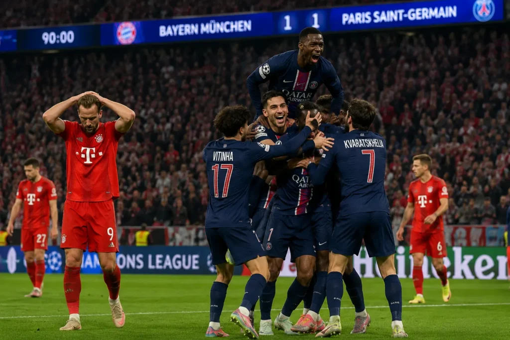 PSG mot Bayern München