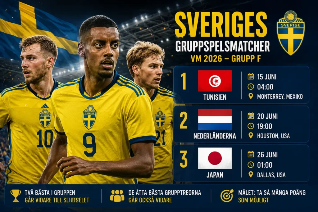 Sverige gruppspel fotbolls-VM