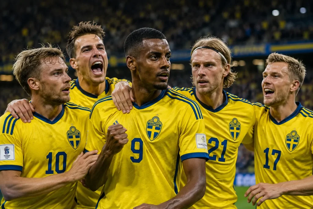 Sverige gruppspel fotbolls-VM
