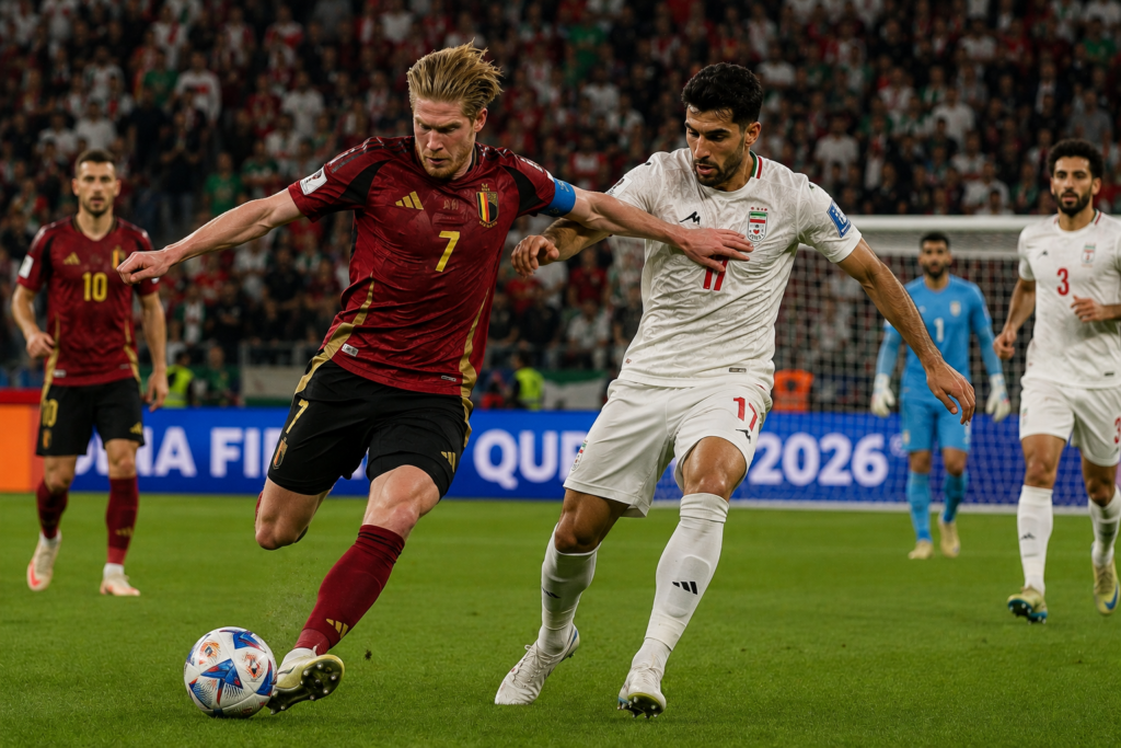 Belgien-Iran i fotbolls-VM 2026