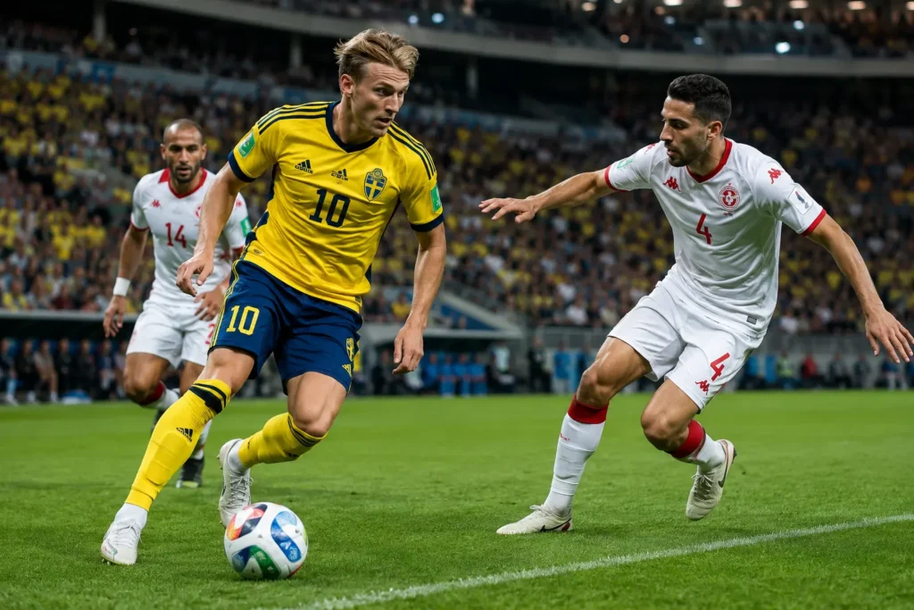 Inför Sverige-Tunisien