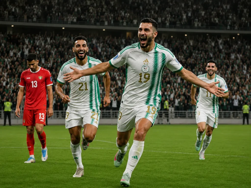 Jordanien mot Algeriet i fotbolls-VM 2026