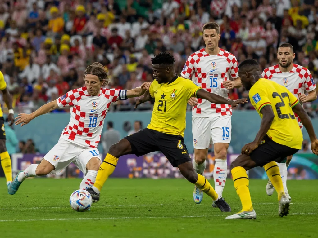 Kroatien mot Ghana i fotbolls-VM 2026