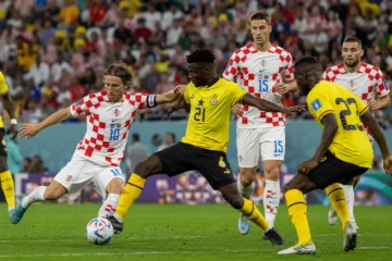 Kroatien mot Ghana i fotbolls-VM 2026