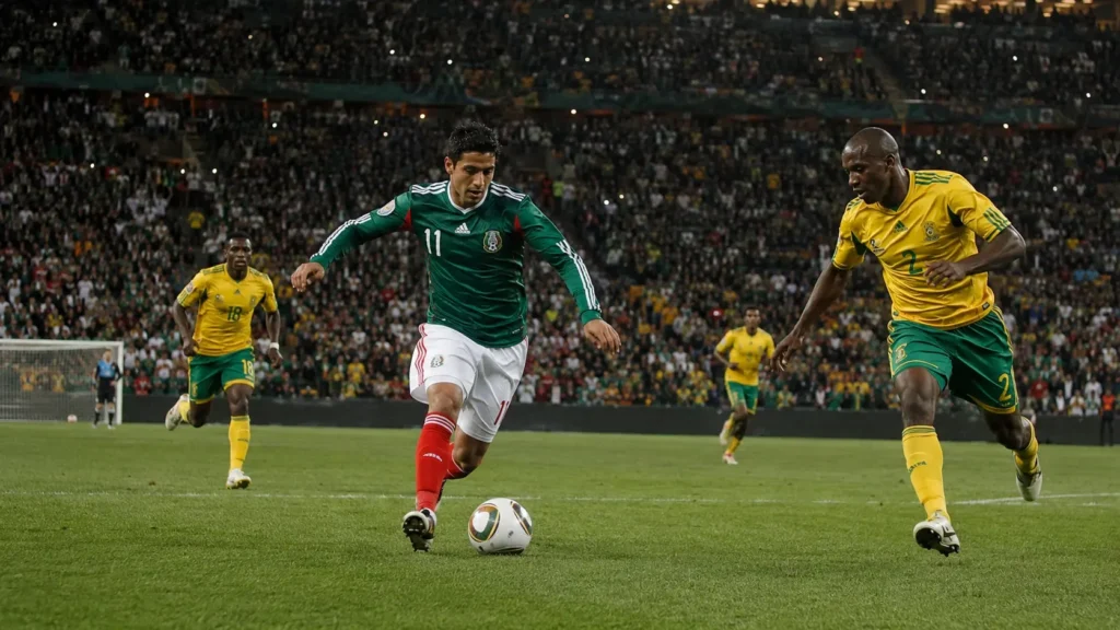 Mexiko-Sydafrika i fotbolls-vm 2026 gruppspel