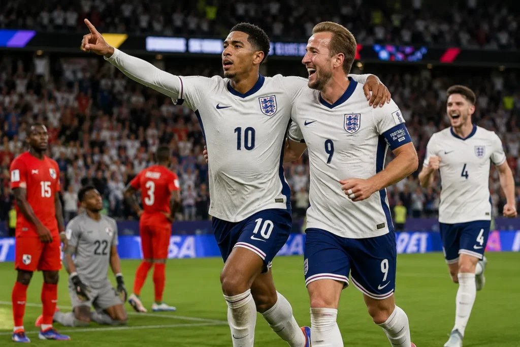 Panama mot England i fotbolls-VM 2026