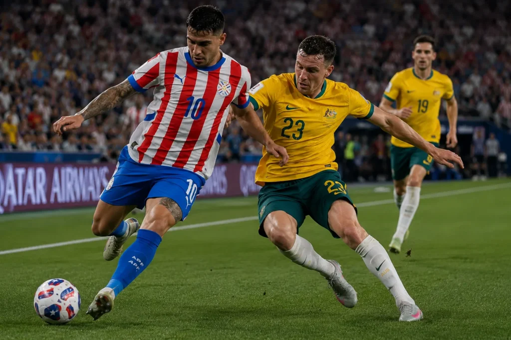 Paraguay mot Australien i fotbolls-VM 2026