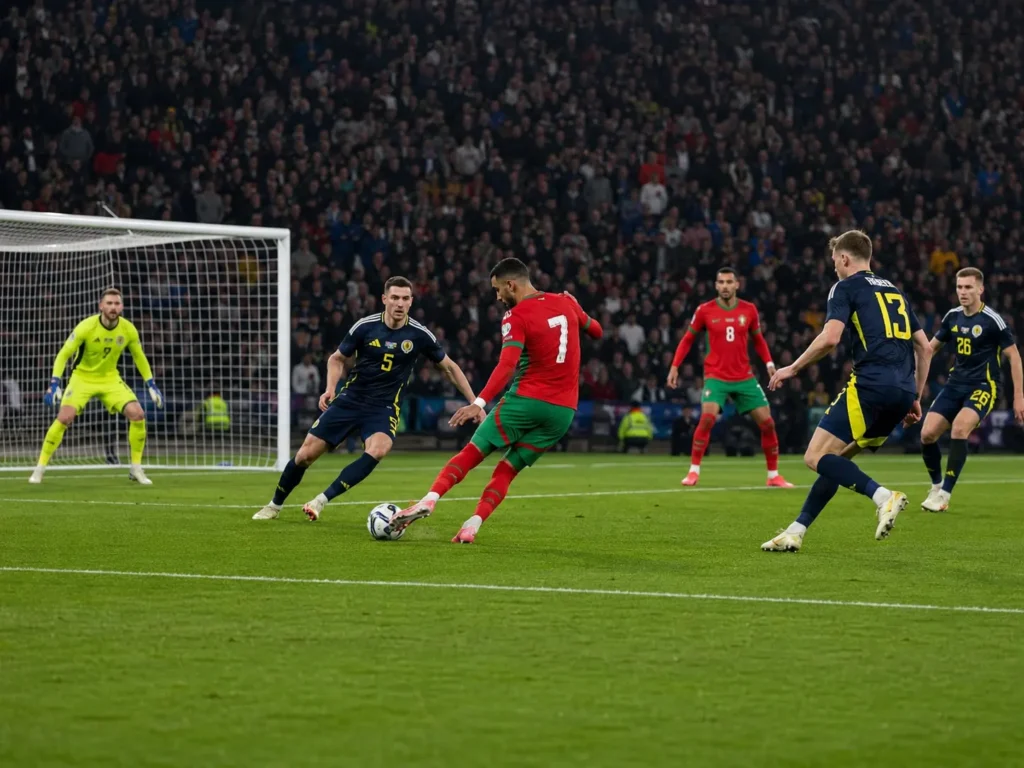 Skottland-Marocko fotbolls-VM 2026