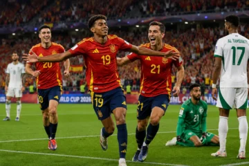 Spanien mot Saudiarabien i fotbolls-VM 2026