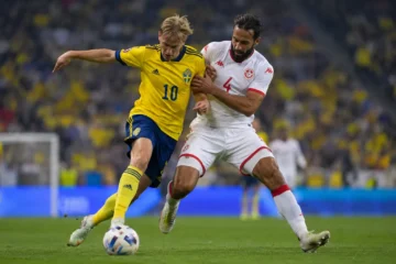 Sverige-Tunisien laguppställning