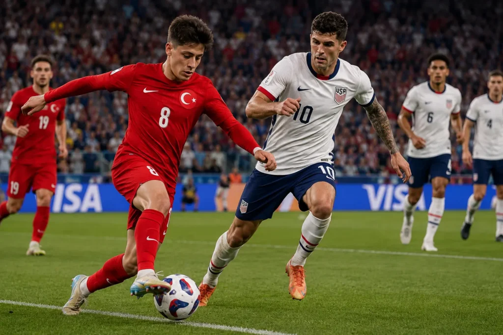 Turkiet-USA fotbolls-VM 2026