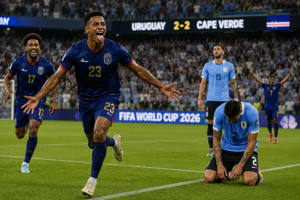Uruguay-Kap Verde fotbolls-VM 2026