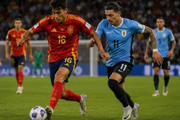 Uruguay-Spanien fotbolls-VM 2026