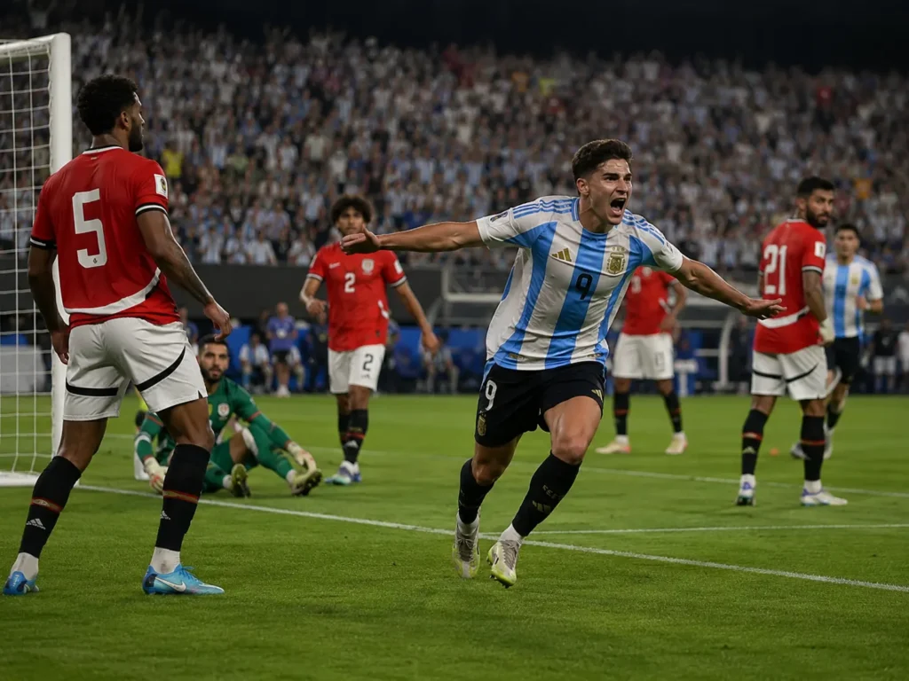 Argentina mot Egypten i fotbolls-VM 2026