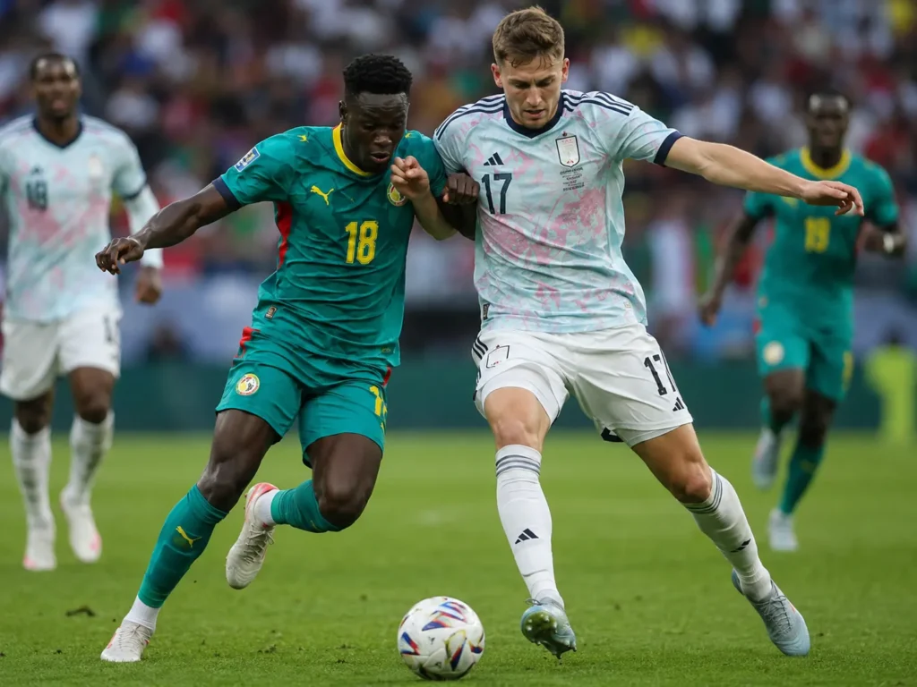 Belgien-Senegal fotbolls-VM 2026