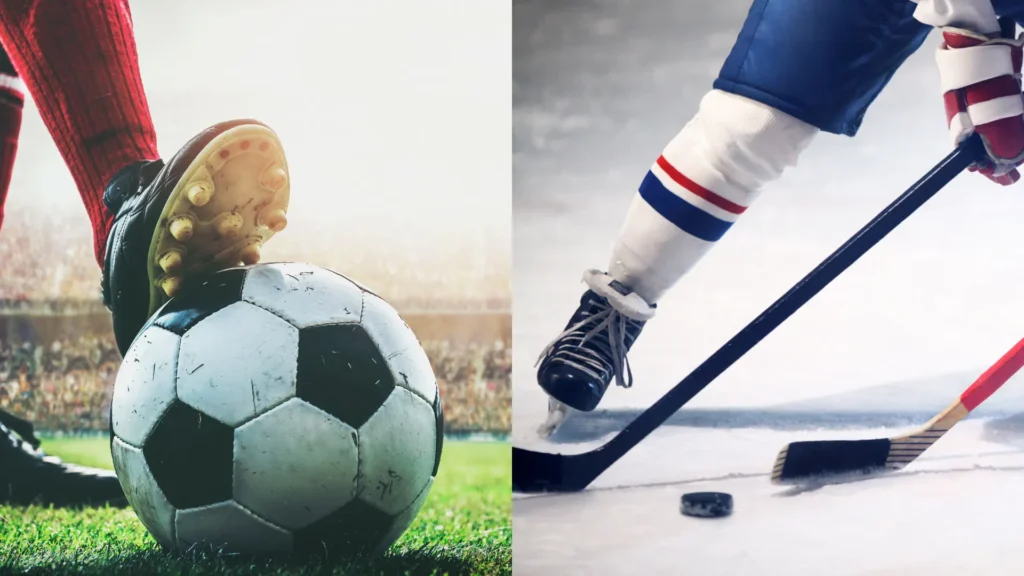Betting på fotboll och hockey
