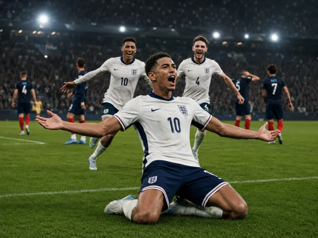 Frankrike mot England i fotbolls-VM 2026