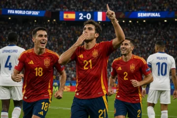 Frankrike-Spanien fotbolls-vm 2026