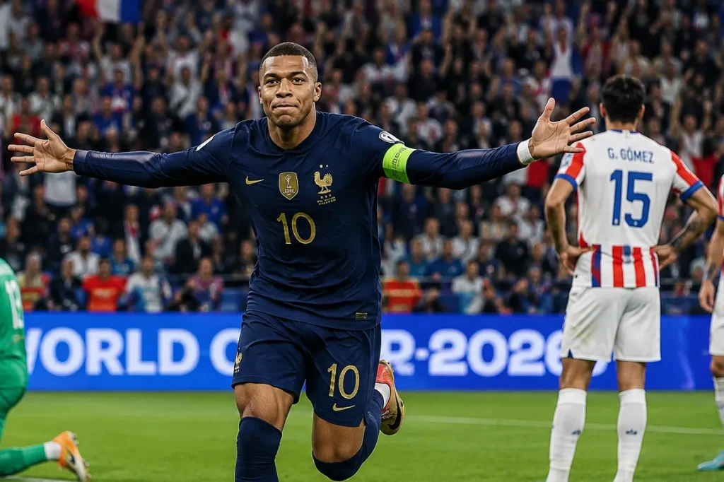 Paraguay mot Frankrike i fotbolls-VM 2026