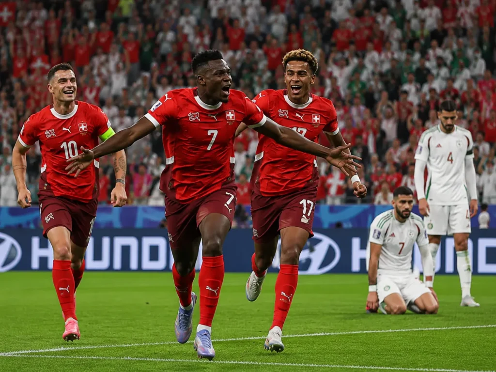 Schweiz mot Algeriet i fotbolls-VM 2026