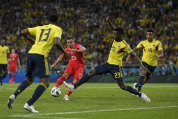 Schweiz mot Colombia i fotbolls-VM 2026