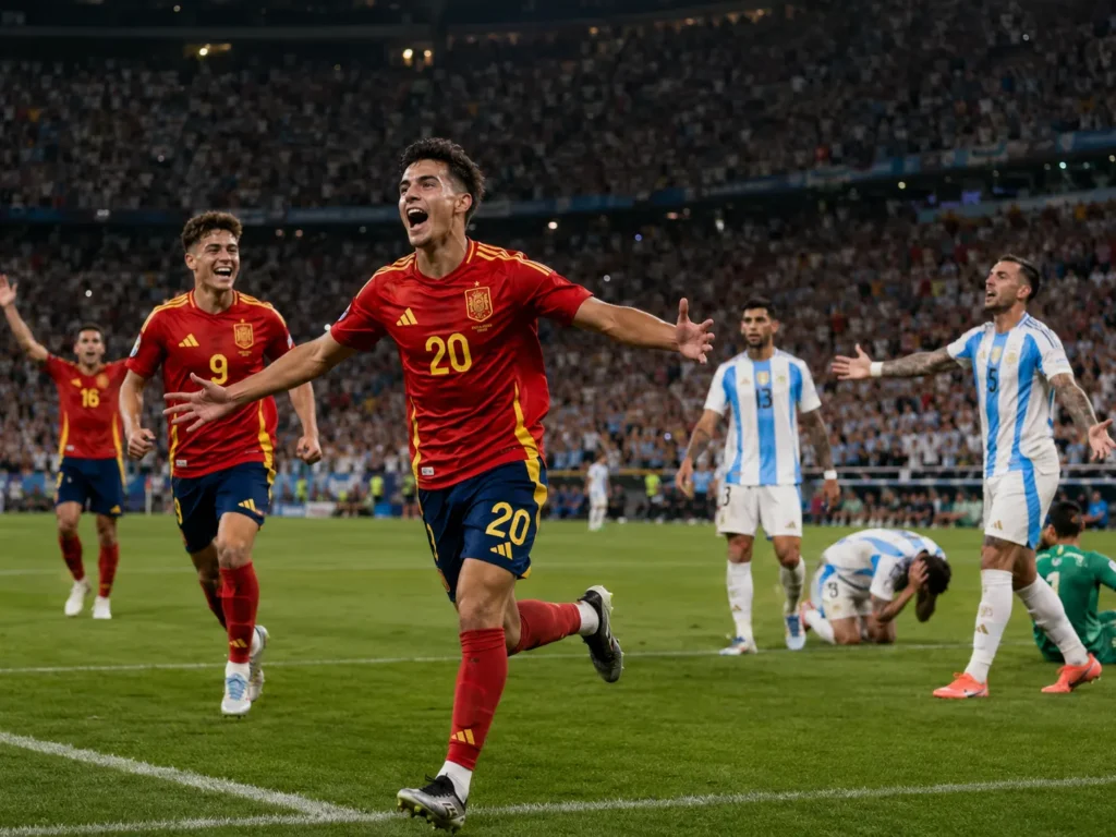 Spanien-Argentina fotbolls-vm 2026