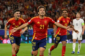 Spanien mot Österrike i fotbolls-VM 2026