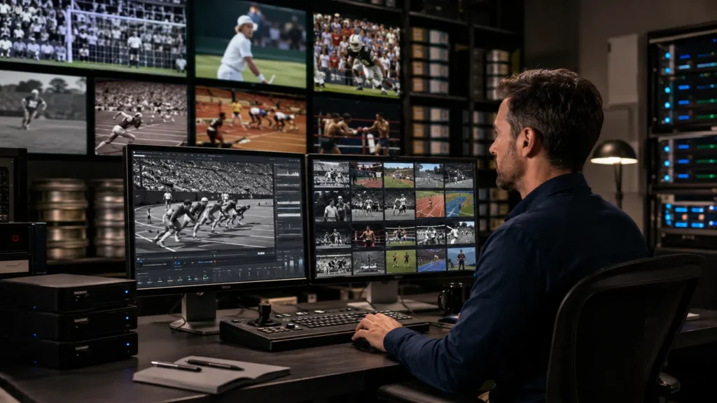 AI-katalogisering sportfilmer