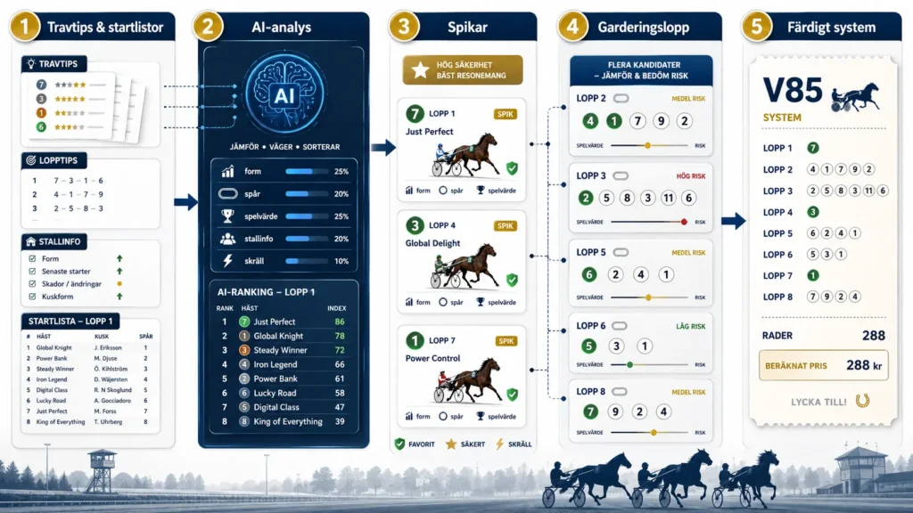 Trav AI arbetsprocess